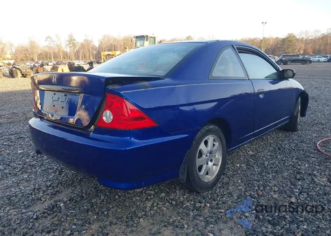 2004 Honda Civic Vp from USA, damaged, VIN 1HGEM22174L078616